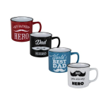 Mug - Fathers Day, Enamel Look 330ml